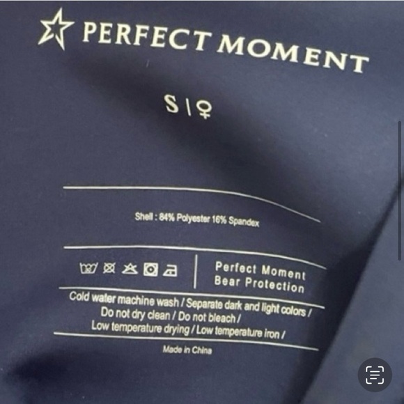 Perfect Moment - PM Set - Long sleeve & bikini - Navy w/ Red - Both Size S - Picture 9 of 15